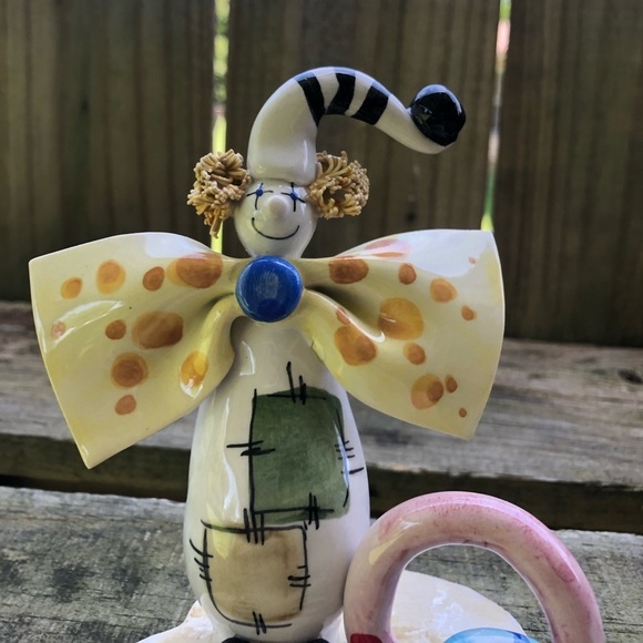 Vintage W. Cabrelli Italian Ceramic Clown Figurine Handmade & Hand Painted 5”H - Picture 3 of 5